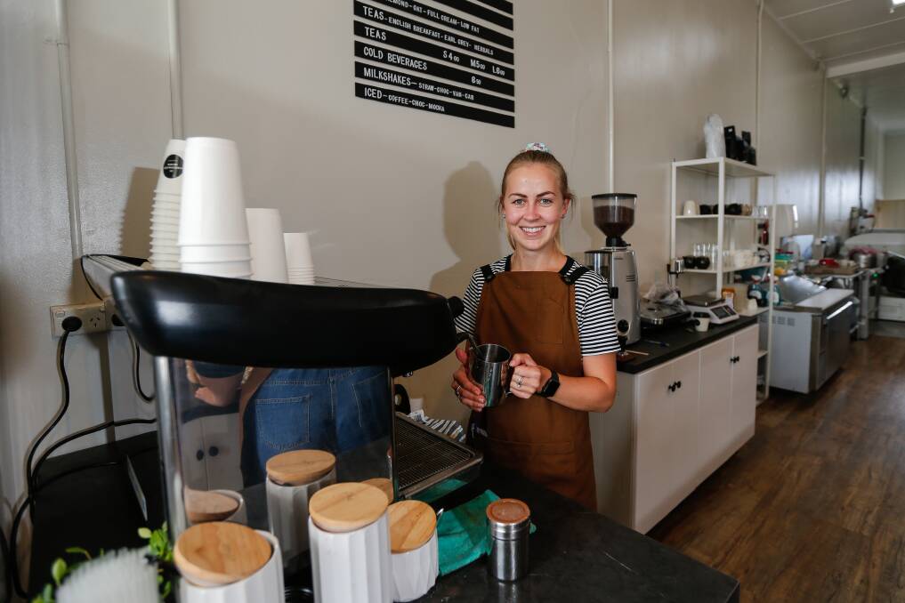 HAPPY DAYS: Lana Cook is part of the team at The Freckled Duck. Picture: Anthony Brady