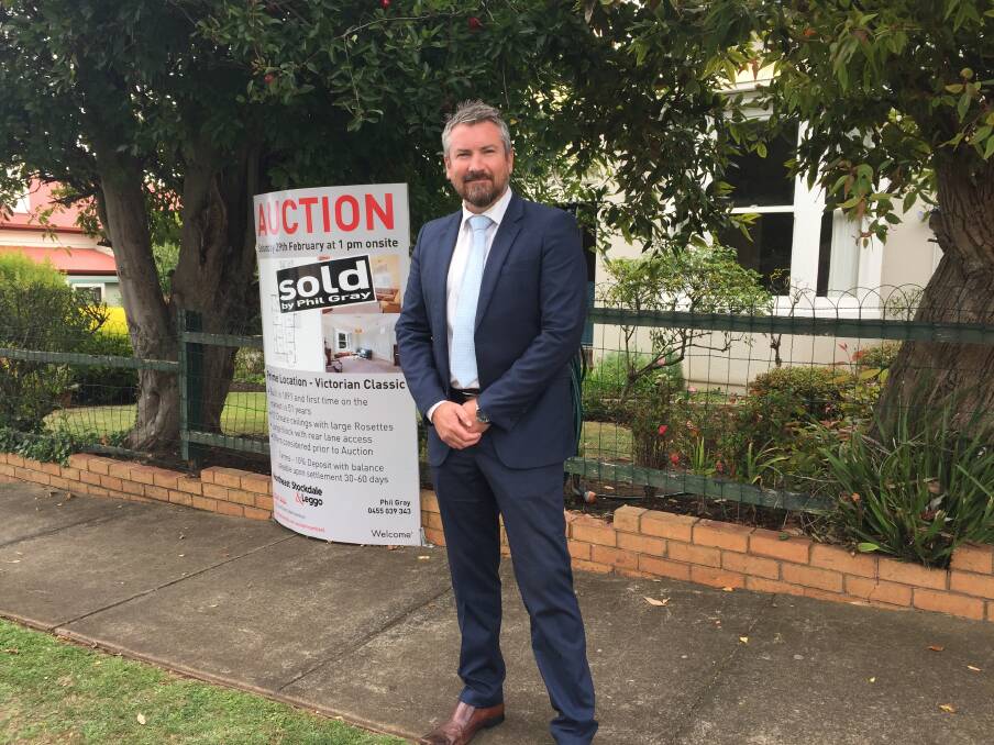 GOOD RESULT: Warrnambool's Stockdale and Leggo sales agent Phil Gray says the Victoria Street home was in a premium location.