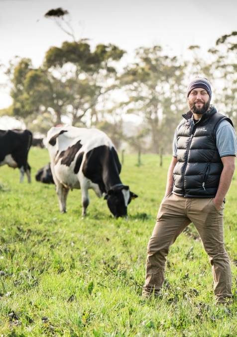 SUSTAINABLE: Schultz Organic Dairy principal Simon Schultz hopes other businesses will gain confidence from his successful move to reuseable glass bottles. Picture: Supplied