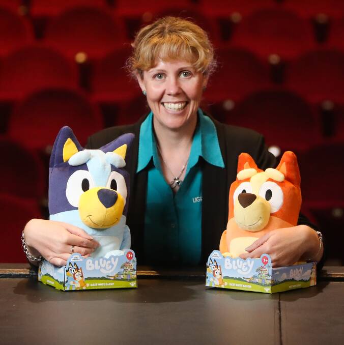 WACKADOO: The Lighthouse Theatre's Amanda Kenneally is ready for the popular children's show Bluey to come to Warrnambool in June. Picture: Morgan Hancock