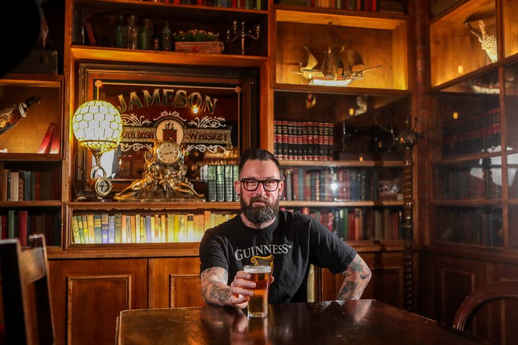 SUPPORT: Seanchai Irish Pub co-owner Josh O'Dowd said 14 of his staff were receiving JobKeeper payments and it had been crucial to keeping his business going.