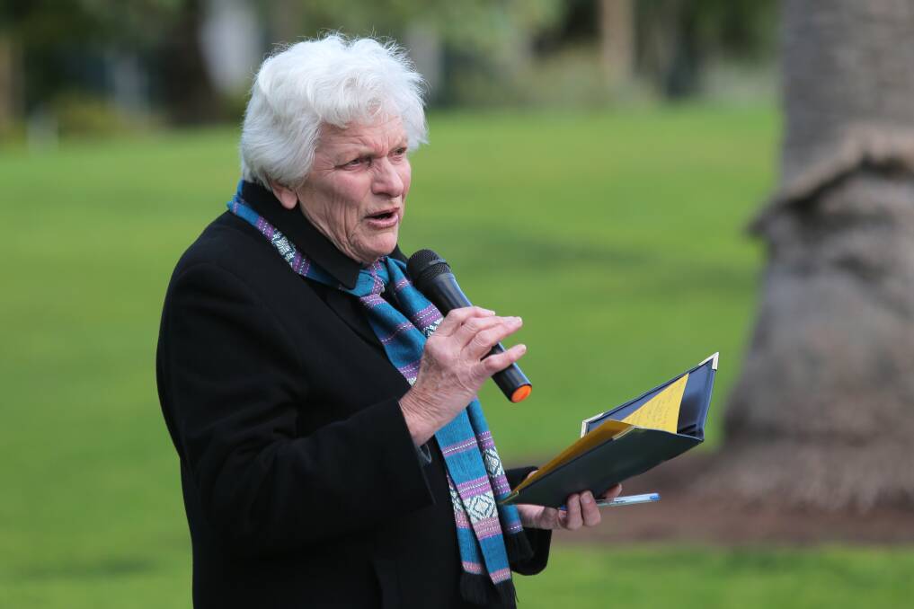 Fortunate: Pat Varley was raised to value education, something the former female academic has been passionate about for much of her life. Picture: Rob Gunstone