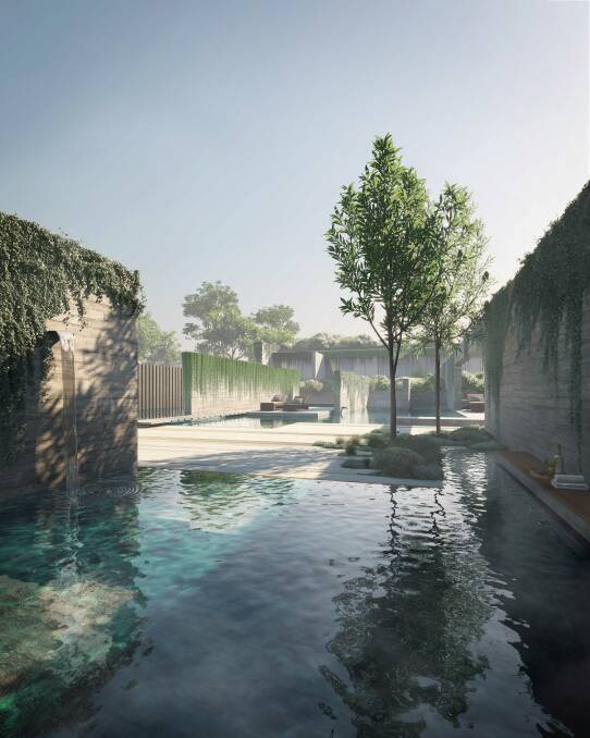 An artists impression of the 12 Apostles Hot Springs and Resort. Picture: Supplied