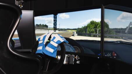 Sim racing or watching a race, we all want more screen area. Picture by Shutterstock