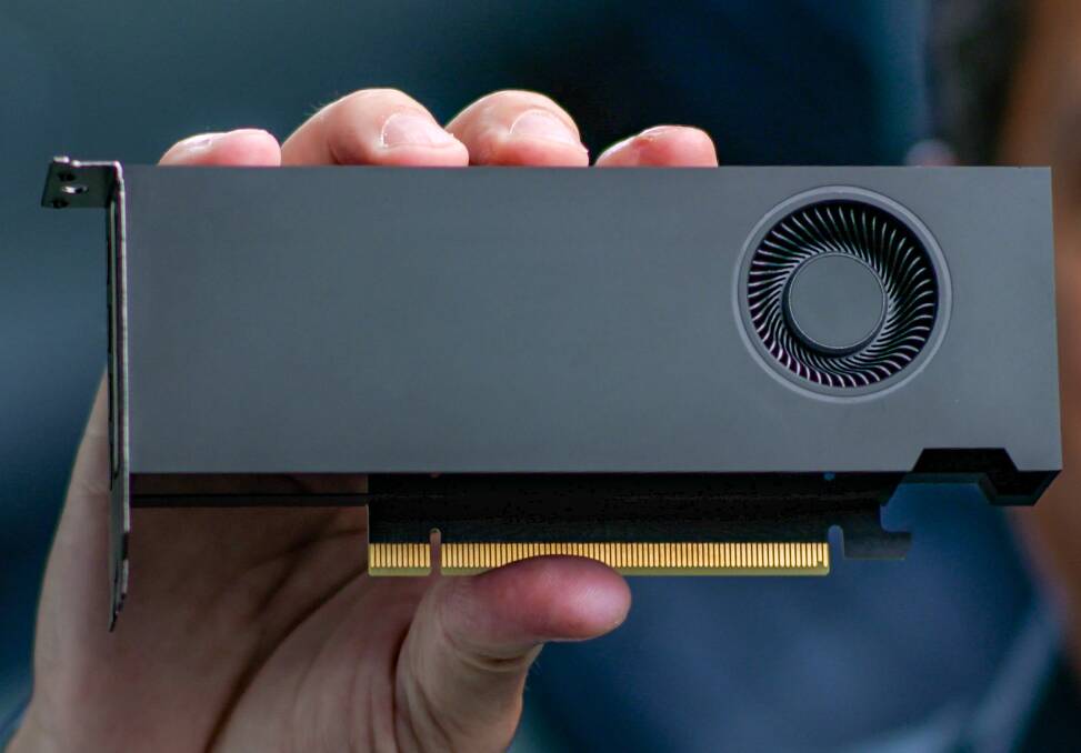 The fastest, most expensive, sub-75W low-profile GPU is the RTX A2000. Picture by Nvidia