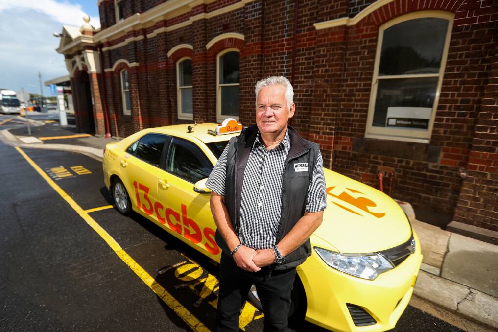 Loyal following: 13CABS owner driver Ron Visser hopes residents will continue to support the city’s two taxi companies which have served the region prior to Uber's arrival last week. Picture: Morgan Hancock