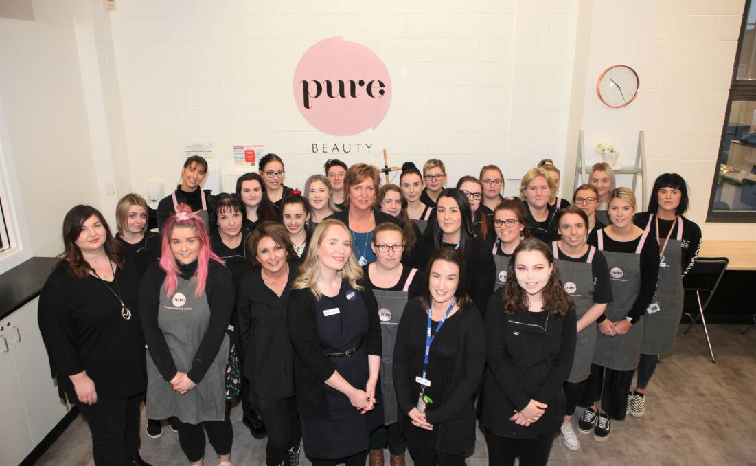 Proud: South West TAFE Pure Academy is a finalist in the 2018 Australian Beauty Industry Awards Educator Organisation of the Year. Picture: Anthony Brady
