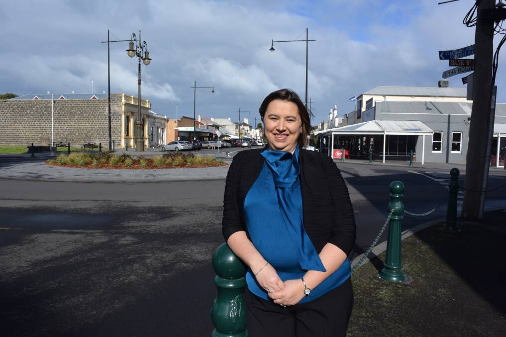  Vision: Port Fairy resident Kirrilee Nield will stand for election on the Moyne Shire council. She hopes provide a voice for residents. Picture: Madeleine McNeil 