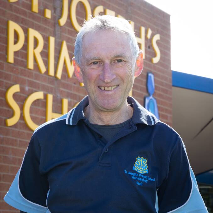St Joseph's Primary School's Mark Hyland is retiring after 45 years working in education. Picture by Sean McKenna