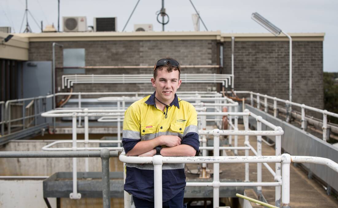 Perfect fit: Wannon Water's Jess Hollard, 20, completed a Certificate II in water treatment operations as part of Westvic Staffing Solutions' 200 jobs in 100 days campaign. Picture: Christine Ansorge