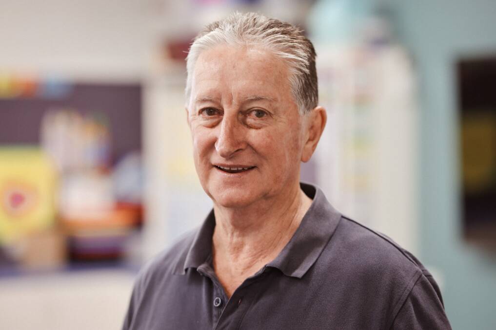 "The highlights for me are funny kids and kids you can have a joke with and that's most kids. They're just brilliant kids." Teacher Mick Sully has retired after 40 years at Warrnambool's St Pius X Primary School. Picture by Sean McKenna