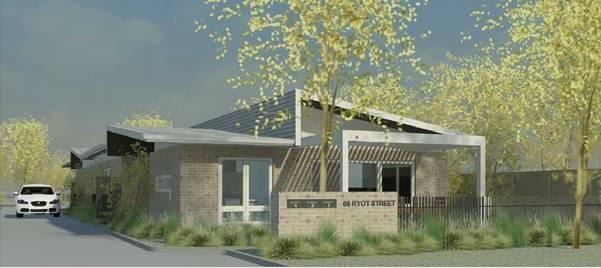Bright and airy: An artist's impression of what the Southern Stay Disability Services accommodation facility will look like once construction is completed in December. 