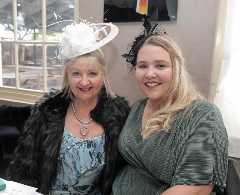 Races: Helen and Courtney Finnigan attended the luncheon.