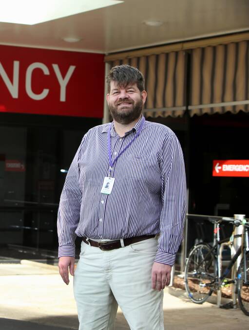 Winner: Warrnambool Base Hospital emergency department director Tim Baker is a Regional Achievement and Community Awards recipient. Picture: Amy Paton
