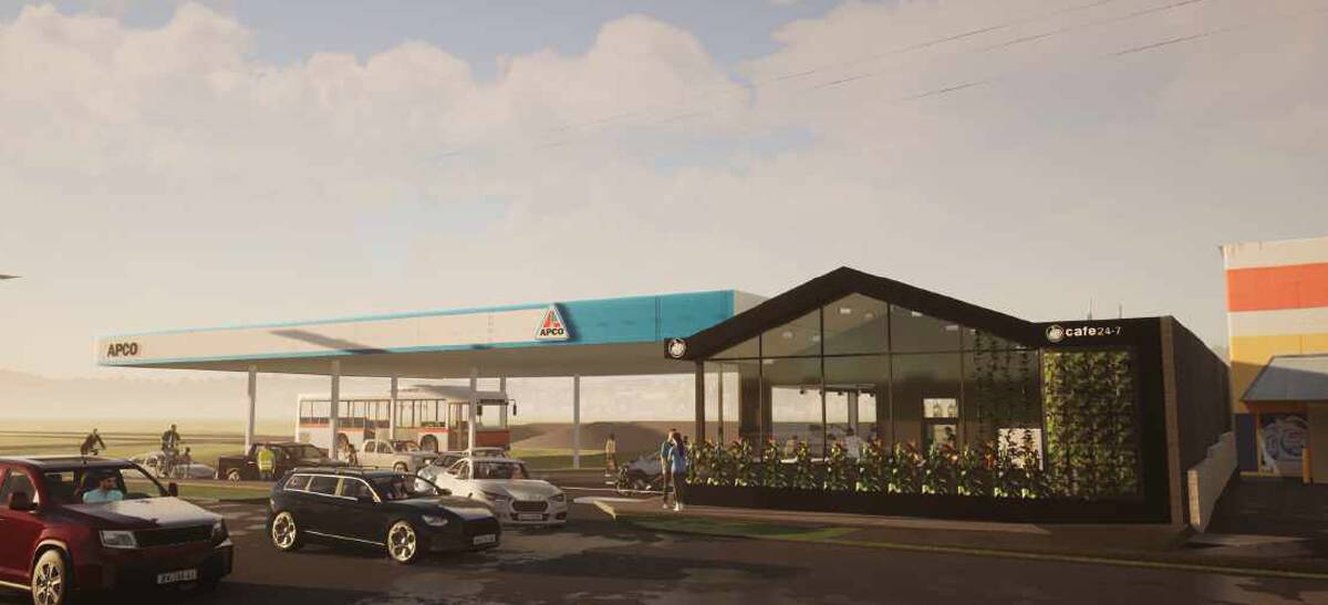Exciting: An artist's impression of the redeveloped Warrnambool APCO site which will include a 25-seat cafe.