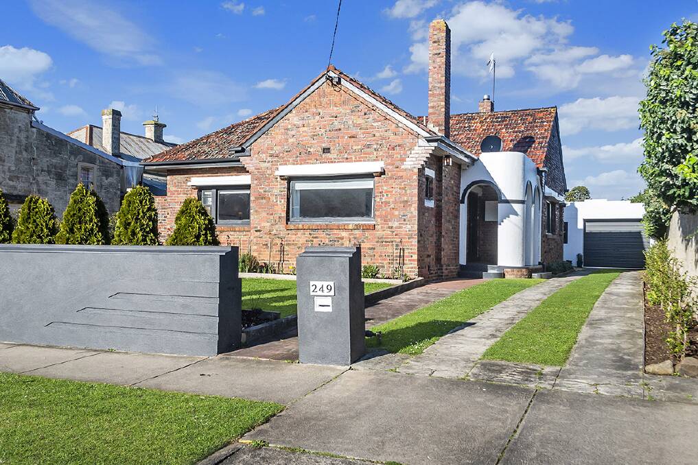 Central delight: An extensively renovated three bedroom home at 249 Koroit Street, sold for $985,000 at an online auction on Friday night.
