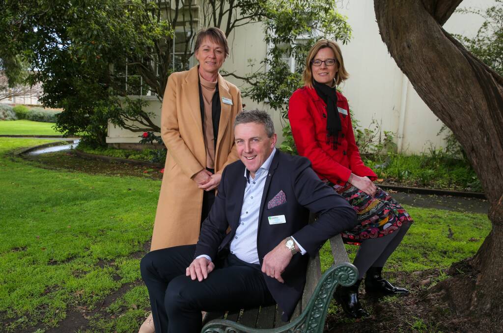 Feedback wanted: Leadership Great South Coast members l-r Vicki Askew-Thornton, Leon Carey and Alison Kennedy want to hear from carers. Picture: Rob Gunstone