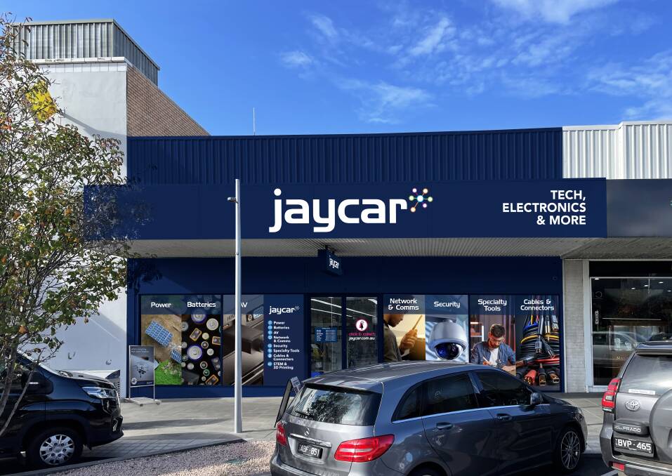 An artists' impression of how the new Jaycar store in Liebig Street will look when it starts trading from Saturday, October 28, 2023. Picture supplied. 
