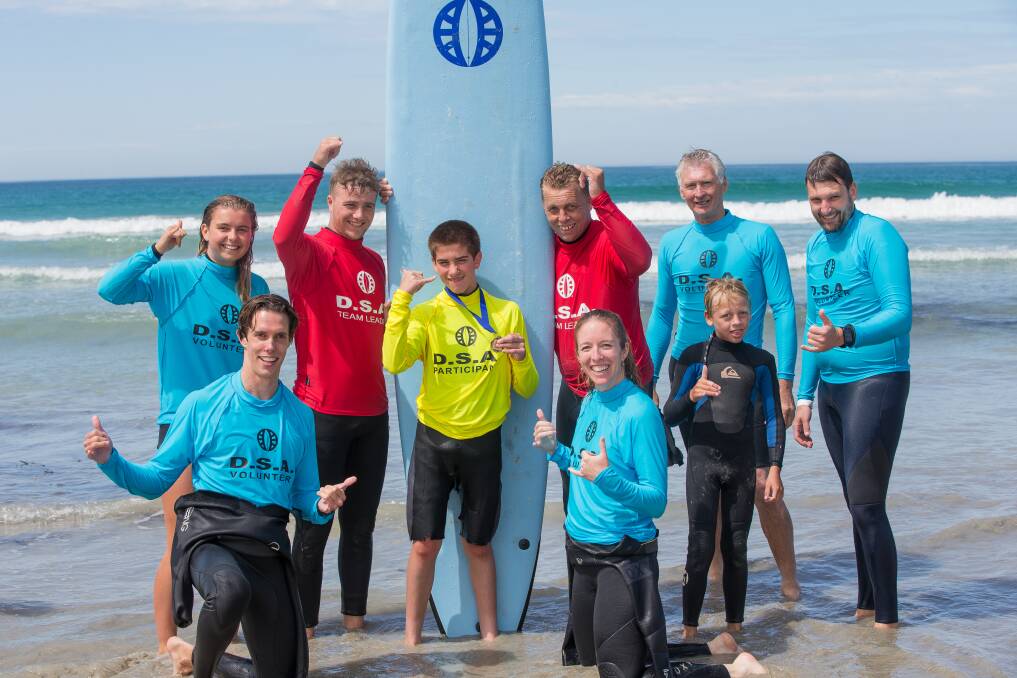 Gone surfing: The all-abilities surf day provides amazing surfing experiences for people with a disability. Donations of pre-loved wetsuits, of all sizes, are needed for upcoming summer sessions. Picture: Christine Ansorge