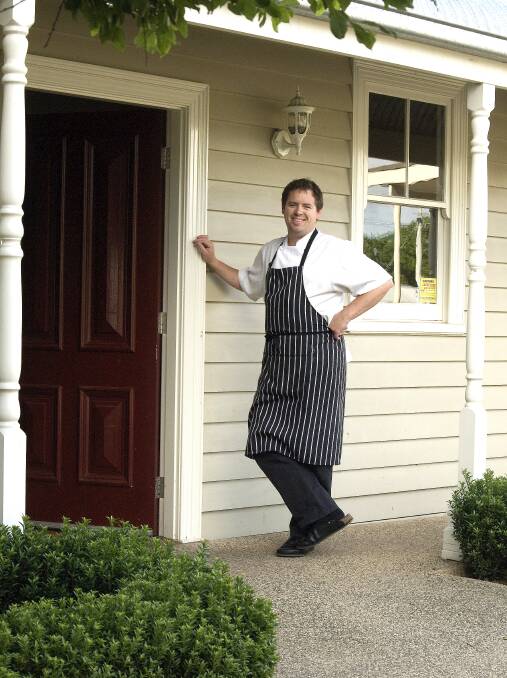 Fine fare: Gladioli's Matthew Dempsey is bringing the famed restaurant to Port Fairy. It is due to open in Seacombe House in September and will offer high-end fine dining.