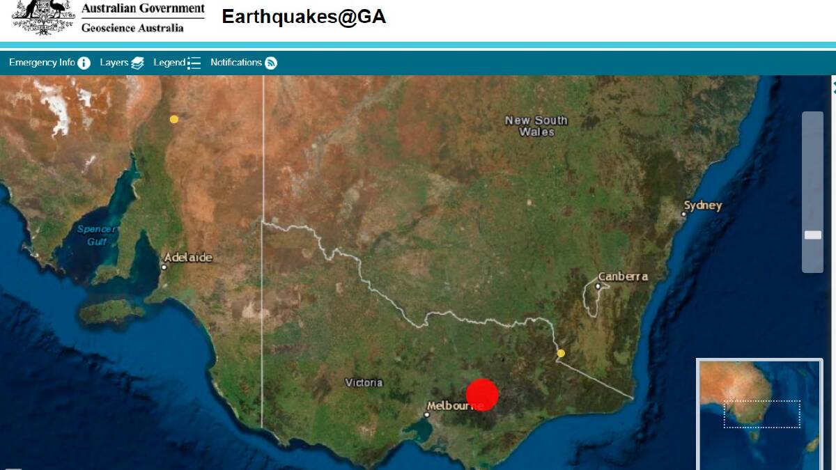 Major earthquake hits with tremor felt across south-west Victoria