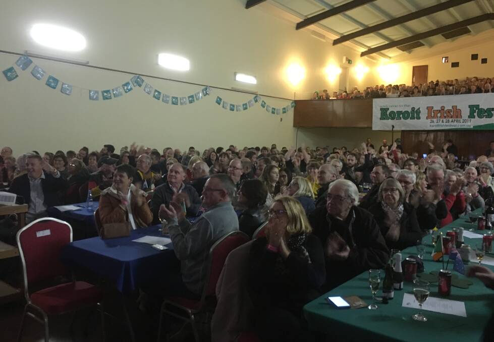 Packed: The Koroit Theatre opening event on Friday night was a sell out. 