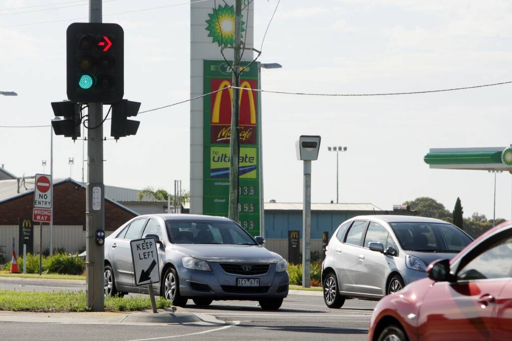 Lucrative: The city's only speed and red light camera continues to catch out south-west motorists. 