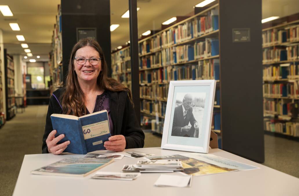 Special: Deakin University library officer Chris Clifford with items from the Edmond Gill Collection which includes research from around the south-west. Picture: Rob Gunstone