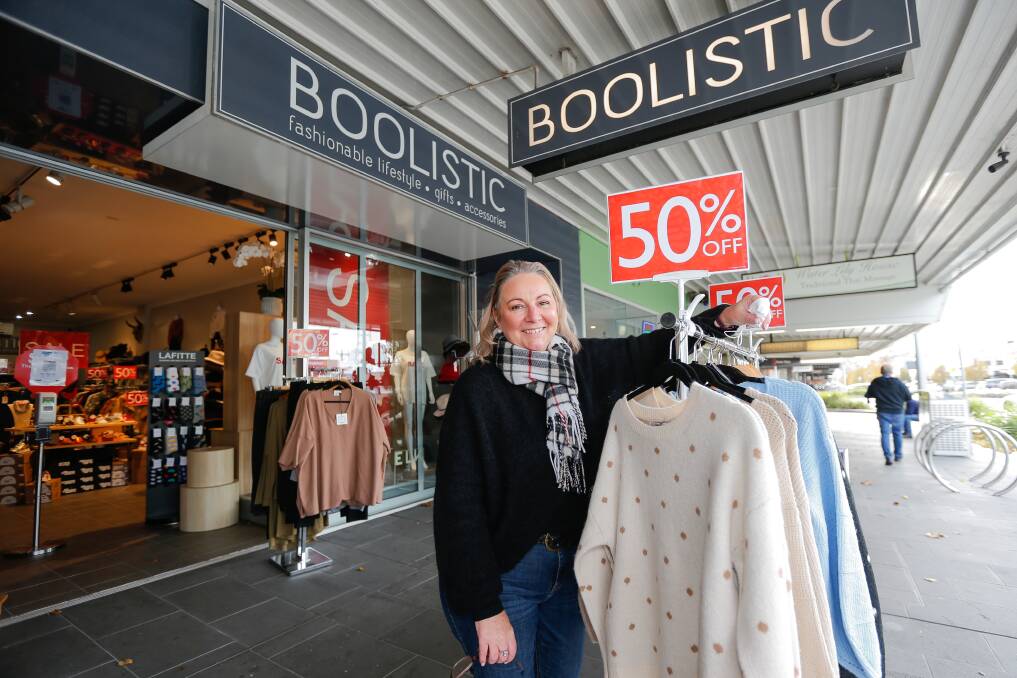 Open for business: Boolistic owner Nathalie Sheen will happily open her store on the AFL Grand Final public holiday.
