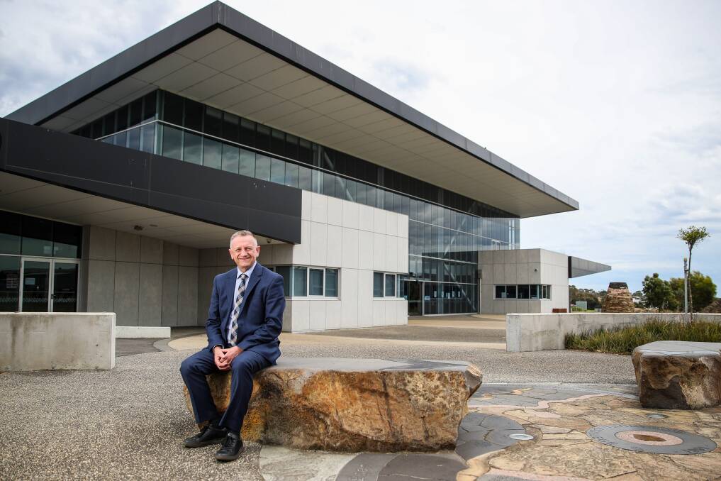 Emmanuel College principal Peter Morgan says his school won't benefit from a Department of Education and Training initiative which will see metro teachers paid $700 per day to relocate to a regional area to ease staff shortages. Picture: Morgan Hancock