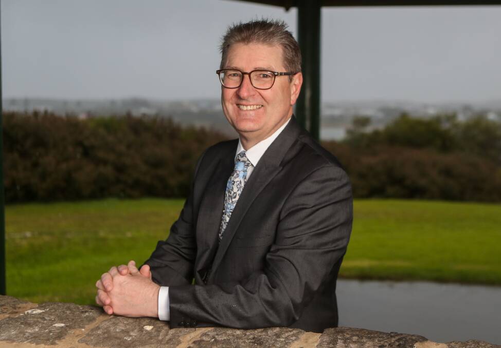 Proud: Council's chief executive Peter Schneider says the city's economic future is positive with strong growth in spending, investment and building activity. 