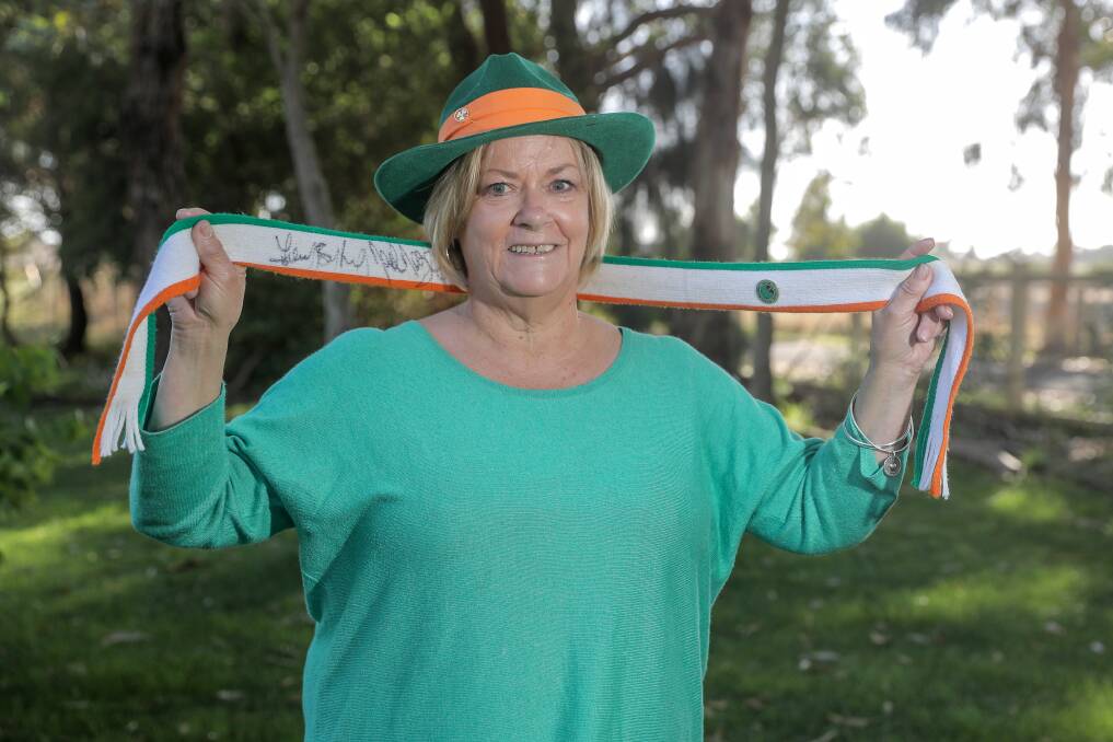 Fun time: Pamela Dowling is helping to co-ordinate a flash mob at this weekend's Irish festival. The primary teacher and mum enjoys spending time with family and friends. Picture: Rob Gunstone