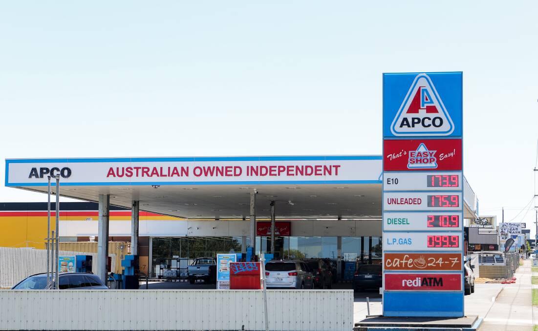 Most Warrnambool petrol stations were selling unleaded fuel for 175.9 on Tuesday while only one outlet was priced at 177.9 cents per litre. Picture by Anthony Brady