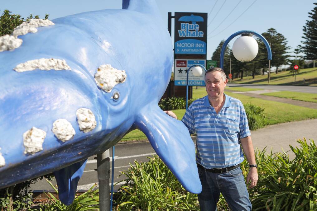 Open: Blue Whale Motel and Apartments owner Graeme Soulsby said business was quiet and called for better marketing to improve winter visitor numbers. “I certainly think more could be done."  Pictures: Morgan Hancock
