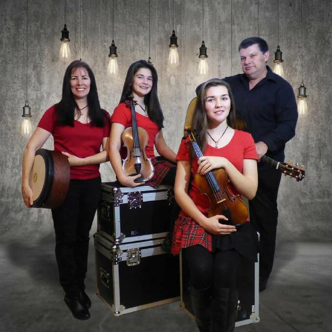 The String Loaded Celtic Fiddle Band is the headline act of the Koroit Irish Festival. 
