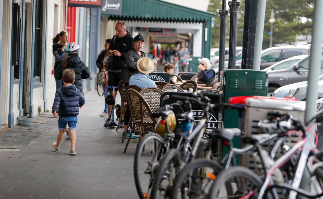 Will they go: Council will vote on whether to seek public feedback around a local laws amendment to ban dogs, scooters and skateboards from the Port Fairy CBD in peak periods. Picture: Anthony Brady