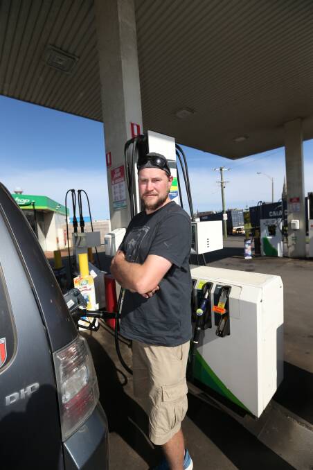 Pump pain: Melbourne's Sasha Ladiges is feeling the cost of increasing petrol costs. Picture: Michael Chambers