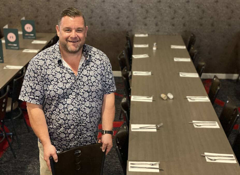 Welcome: Rafferty's Tavern general manager Mark McIlroy is offering financial and training incentives to attract new employees as the region's hospitality industry struggles with staff shortages. Picture: Katrina Lovell