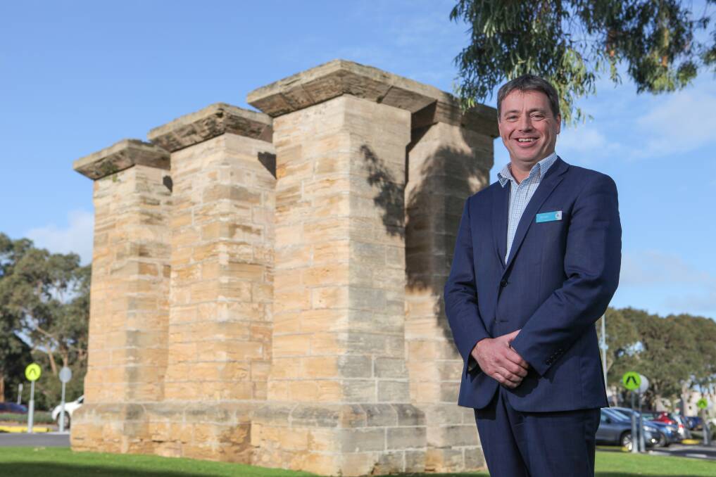 Ready: Warrnambool's Deakin University campus director Alistair McCosh is excited to open the facility to the public for the first time in three years this weekend. 