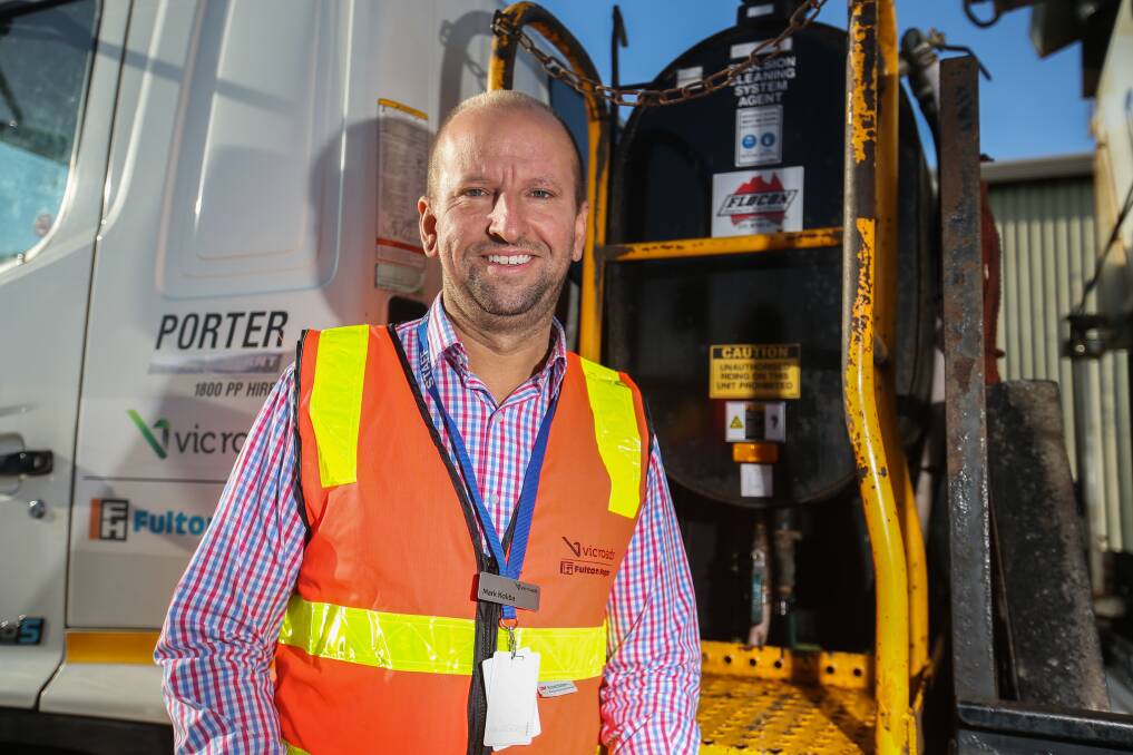 Upgrade: Vic Roads regional director Mark Koliba says works to construct a new roundabout at Fyansford will begin on Monday and once completed it will mean a better flow of traffic for motorists.