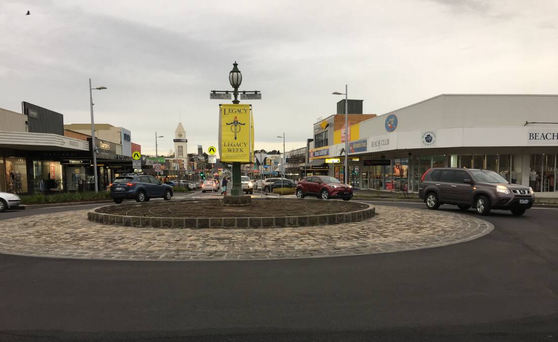 Thoroughfare: The Liebig and Koroit Street intersection is open to traffic after works to repair aging infrastructure.