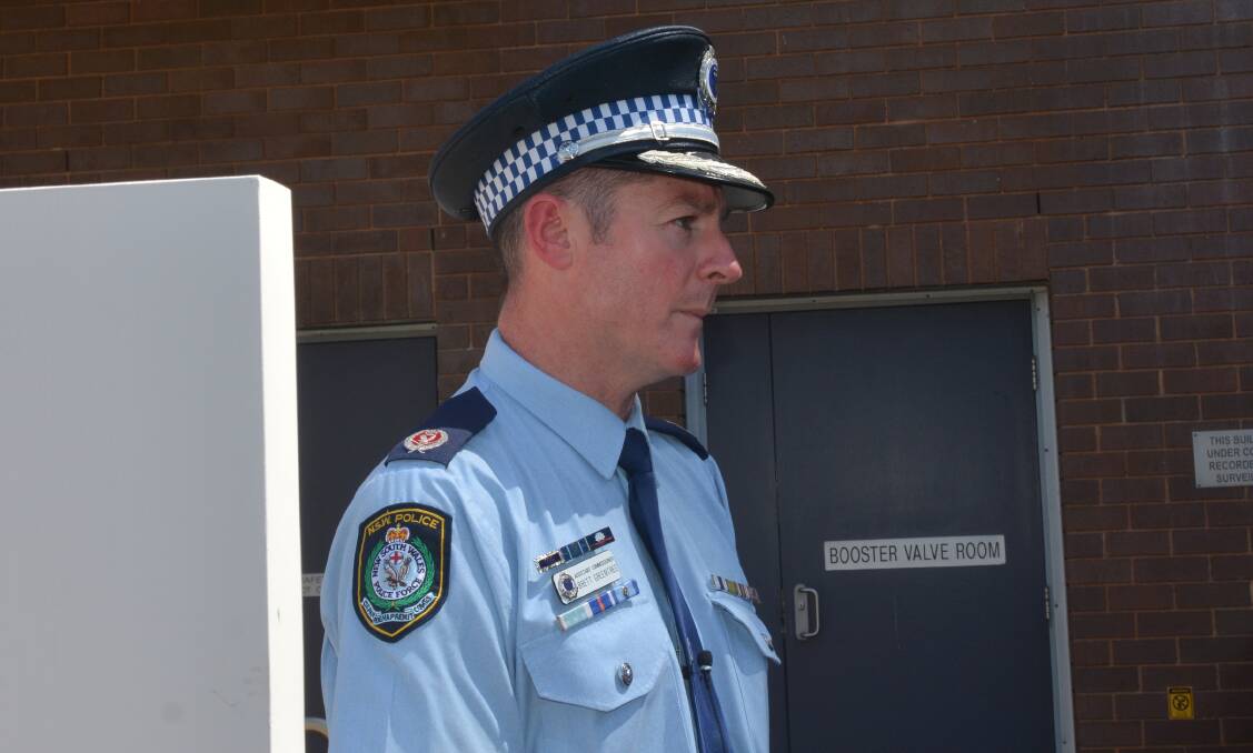 Western Region Commander Brett Greentree stated he felt for Menindee residents after a difficult few years. Picture by Tom Barber