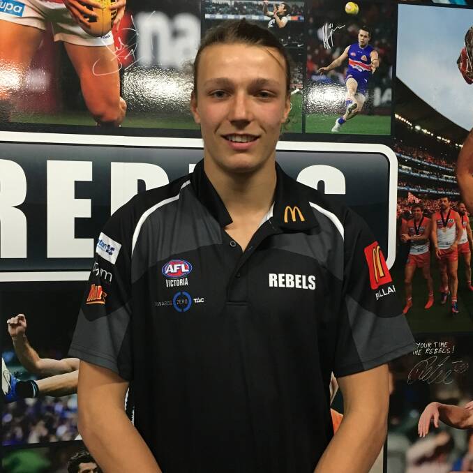 RAW TALENT: Hamilton Kangaroos teenager Thomas Scott will make his TAC Cup debut for North Ballarat Rebels on Sunday.