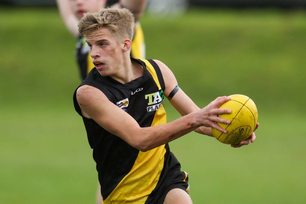 TIGER TIME: Tye Kelson will feature in Merrivale's under 18 grand final on Saturday. Picture: Morgan Hancock