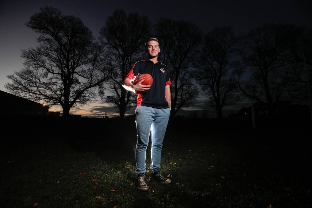 STEPPING OUT OF THE SHADOWS: Terang Mortlake recruit Jess Budarick is feeling comfortable in a new league. Picture: Amy Paton