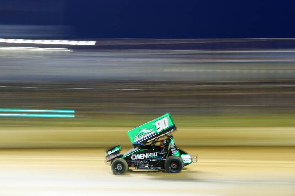 HISTORY REPEATING: Can Warrnambool's Corey McCullagh leave his opponents in his wake and win a second straight Grand Annual Sprintcar Classic? Picture: Morgan Hancock