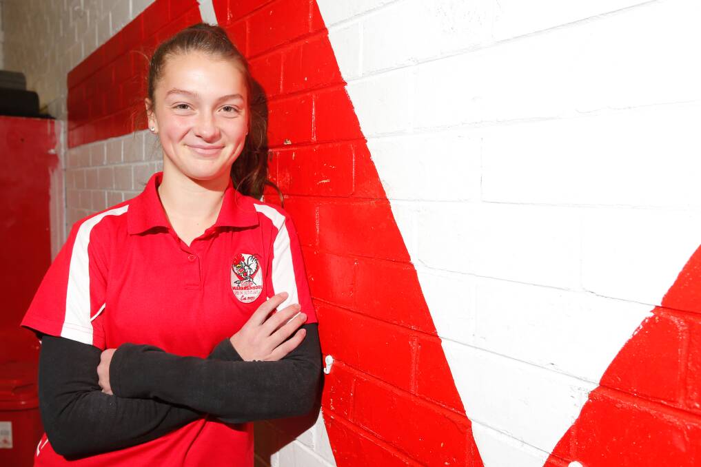 DOUBLE BOOKED: South Warrnambool co-captain Madison Heyden will miss the DUFFL under 18 grand final. Picture: Mark Witte 