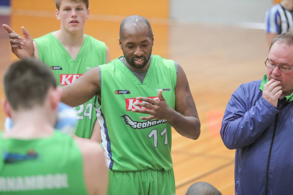 ONLY WAY IS UP: Warrnambool Seahawks coach Tim Gainey says his roster needs to improve its basketball IQ if it's to reach its peak. Picture: Rob Gunstone