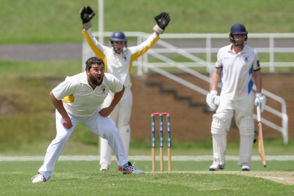 PHOTO OF THE WEEK: Photographer Michael Chambers captured the highs and lows of cricket on Saturday. Merrivale bowler Mark Jones was convinced Wesley-CBC's Joe Higgins was out LBW but the umpire didn't agree.