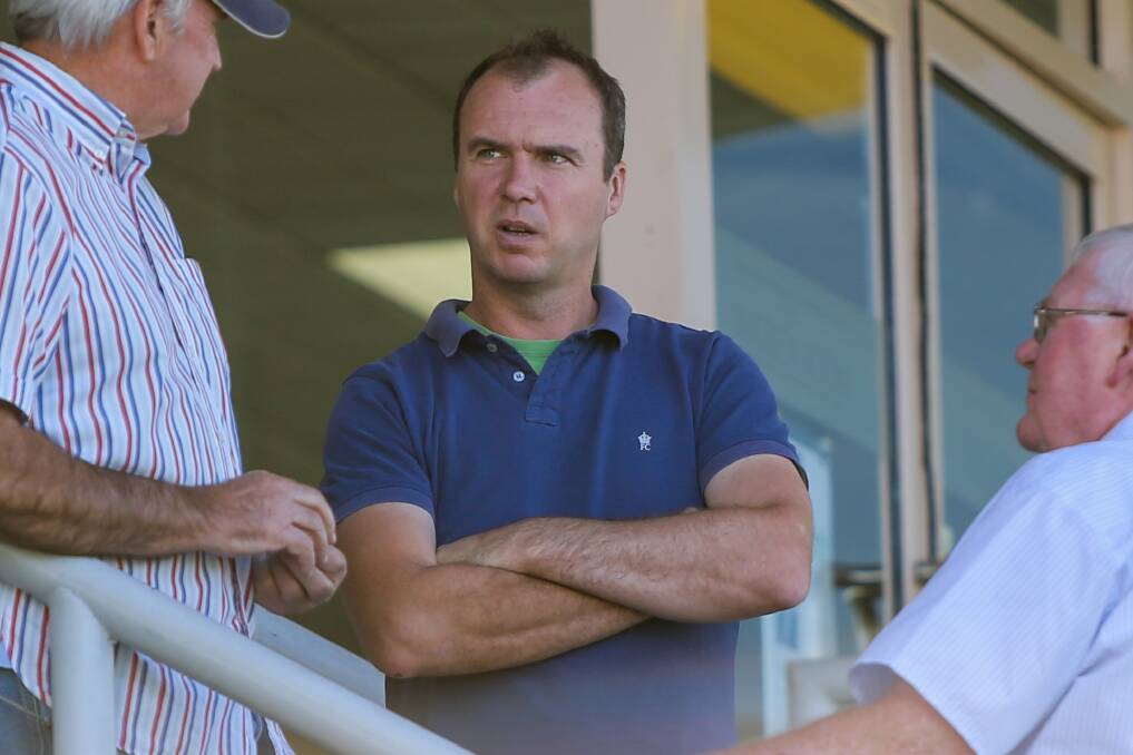BATTLING THE BEST: Warrnambool trainer Aaron Purcell must overcome Victoria's leading trainer Darren Weir if he's to win the Terang Cup on Sunday. Picture: Morgan Hancock
